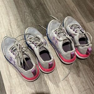 Under Armour girls size 4.5 sneakers (1 pair avail)